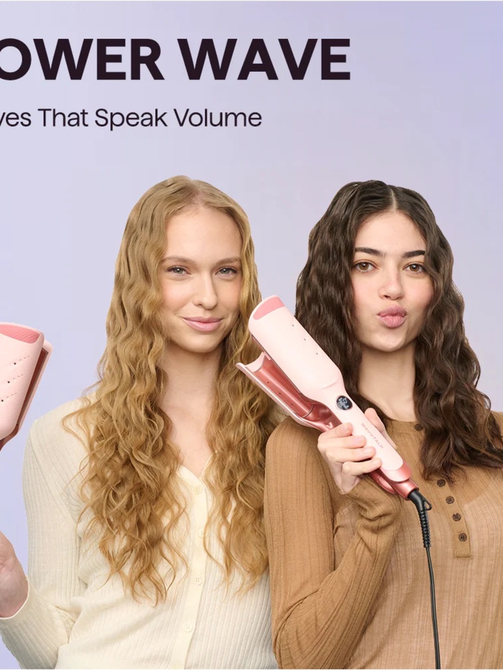 WAVYTALK Power Wave Hair Crimping Iron - Purple - Picture 12 of 14